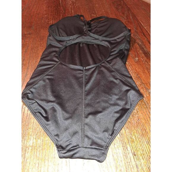New Small 34 Baleaf Black Athletic Training One Piece Swimsuit Bathing Suit NWOT - Picture 5 of 5